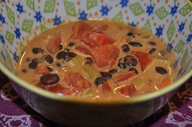 Bean Soup with Coconut Milk