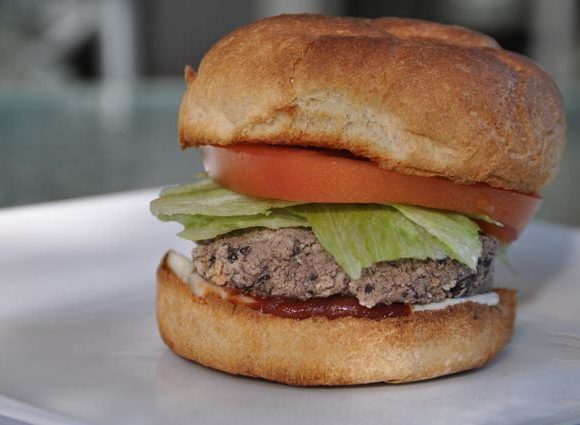 Black Bean Burger with Vegan Ranch Dressing Recipe!
