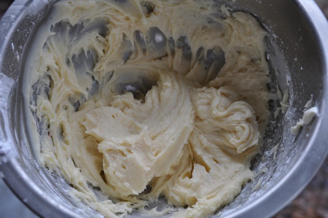 Photo of carrot cake frosting being made